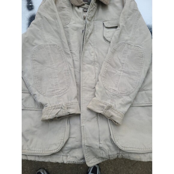 Vtg GAP Flannel Lined Barn Coat Chore Jacket  Y2k Out of Doors - Picture 9 of 13